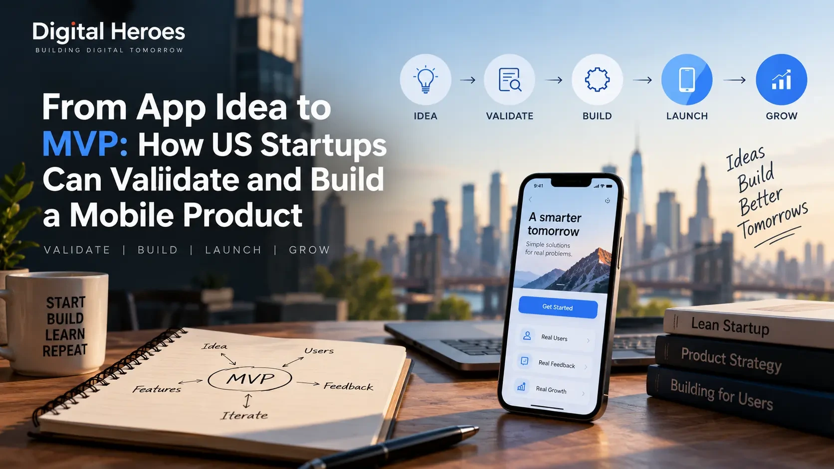 MVP development roadmap for US startups building a mobile product