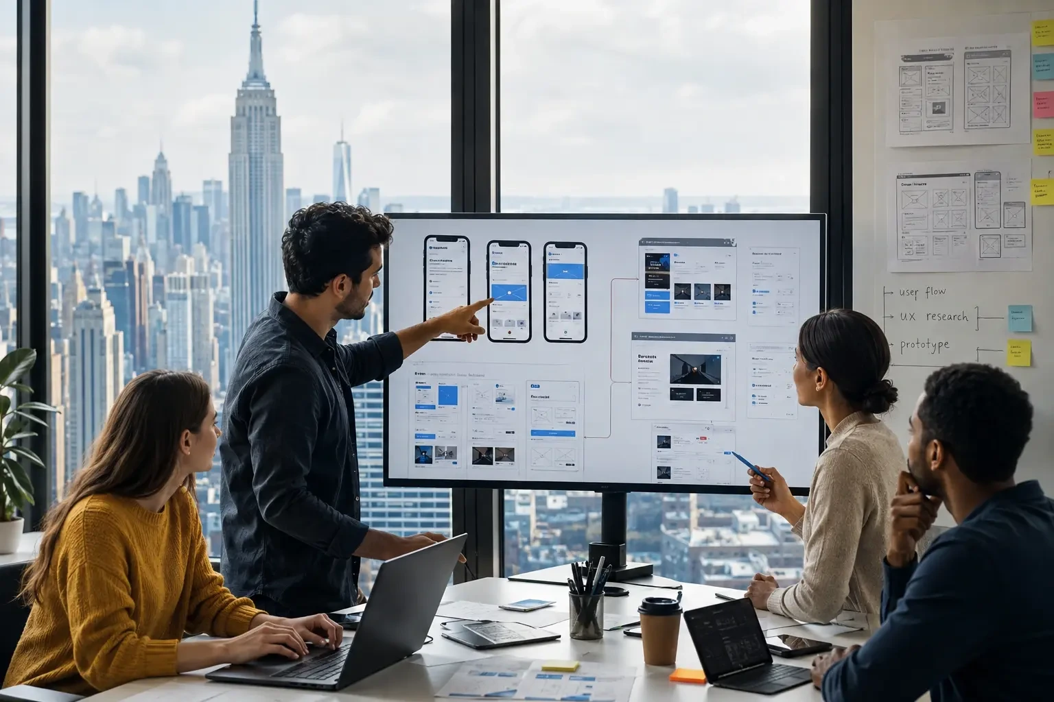 UI UX design agency in New York designing digital products
